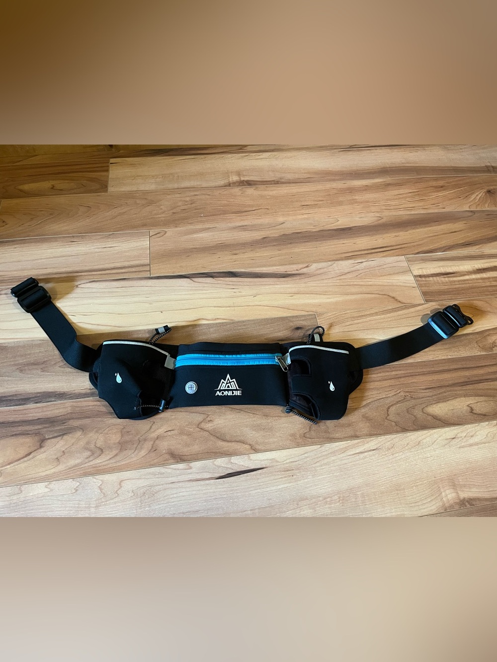 Black & Blue Running Waist Pack